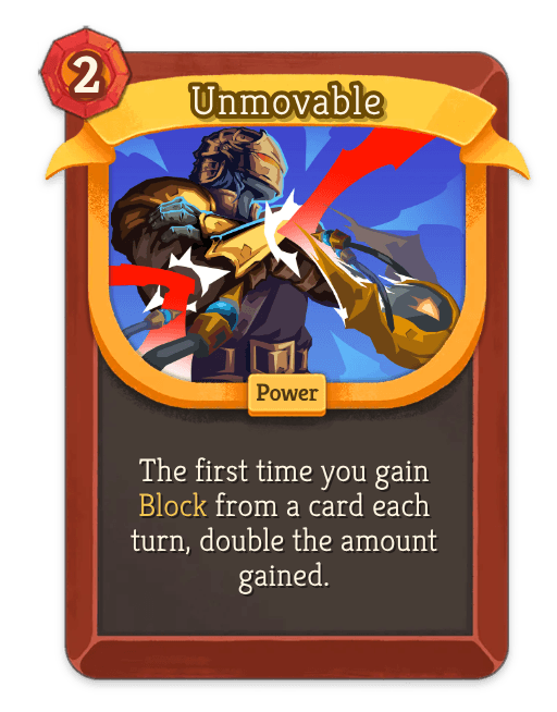 Unmovable